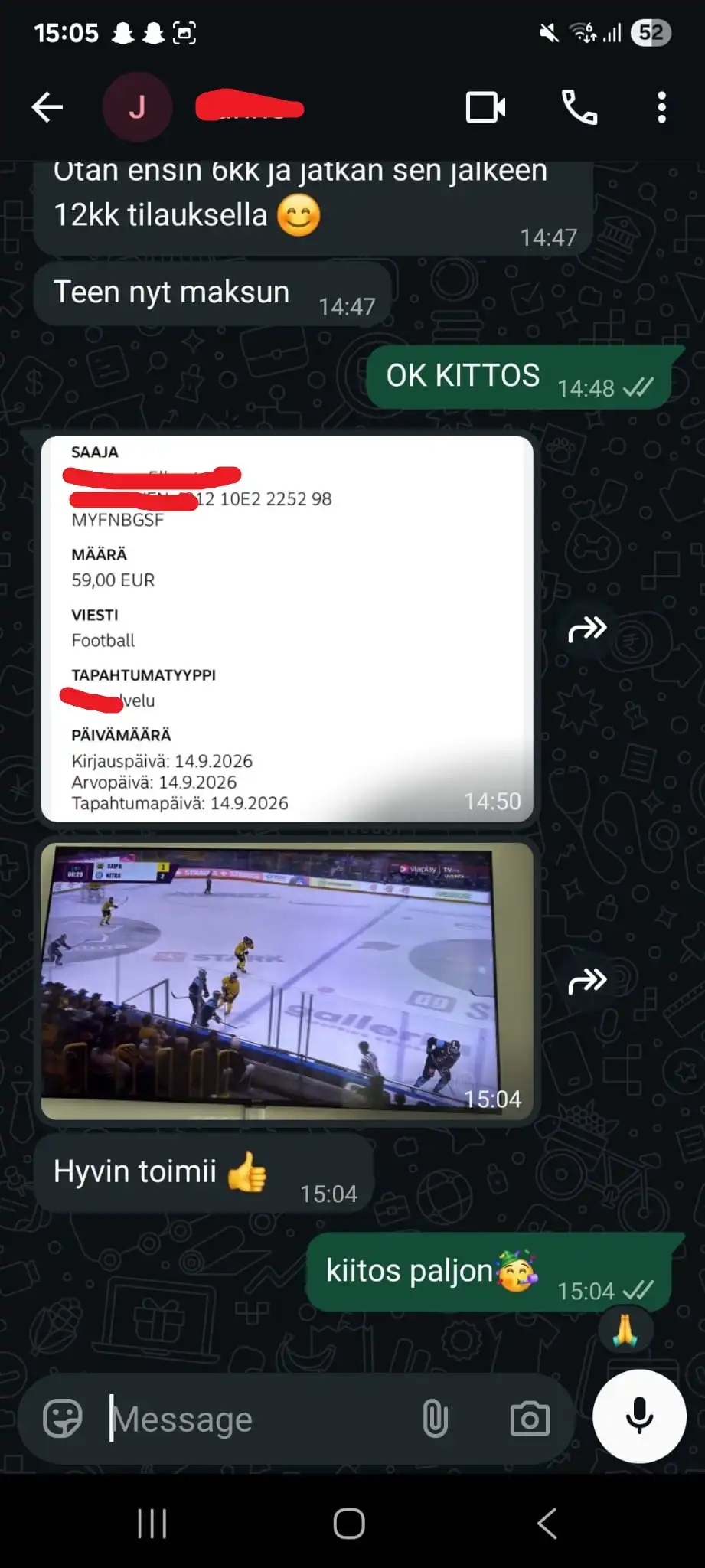 IPTV jääkiekko Suomessa asiakaskokemus